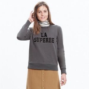 Madewell et Sezane La Superbe sweatshirt